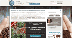 Desktop Screenshot of cafe-en-grain.com